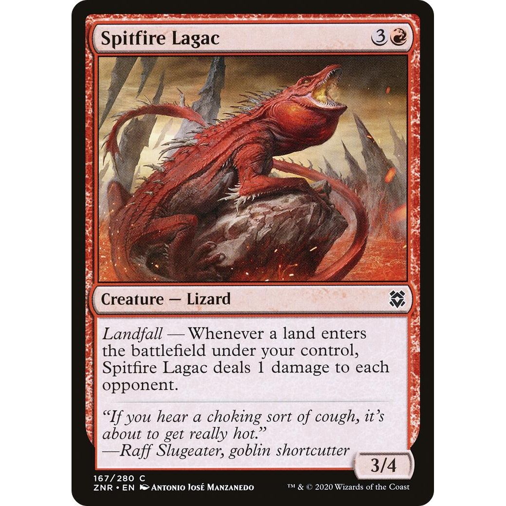 Image for Spitfire Lagac (167) (ZNR) - Magic: The Gathering