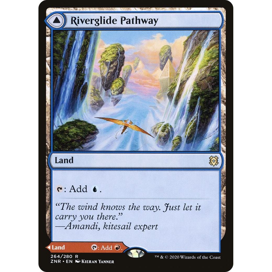 Image for Riverglide Pathway (264) (ZNR) - Magic: The Gathering