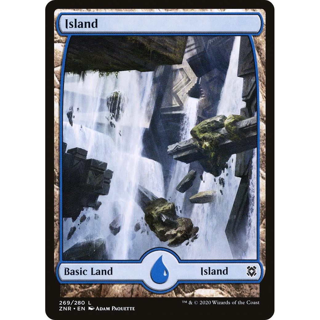 Image for Island (269) - Full Art (269) (ZNR) - Magic: The Gathering
