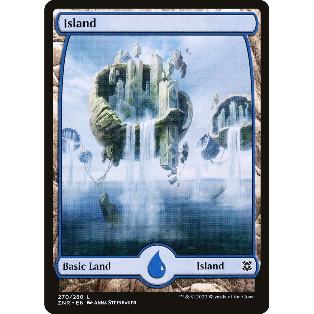 Image for Island (270) - Full Art (270) (ZNR) - Magic: The Gathering