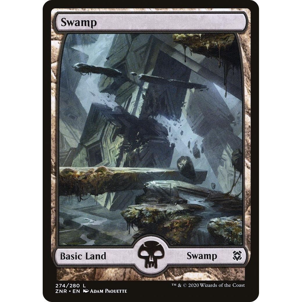 Image for Swamp (274) - Full Art (274) (ZNR) - Magic: The Gathering