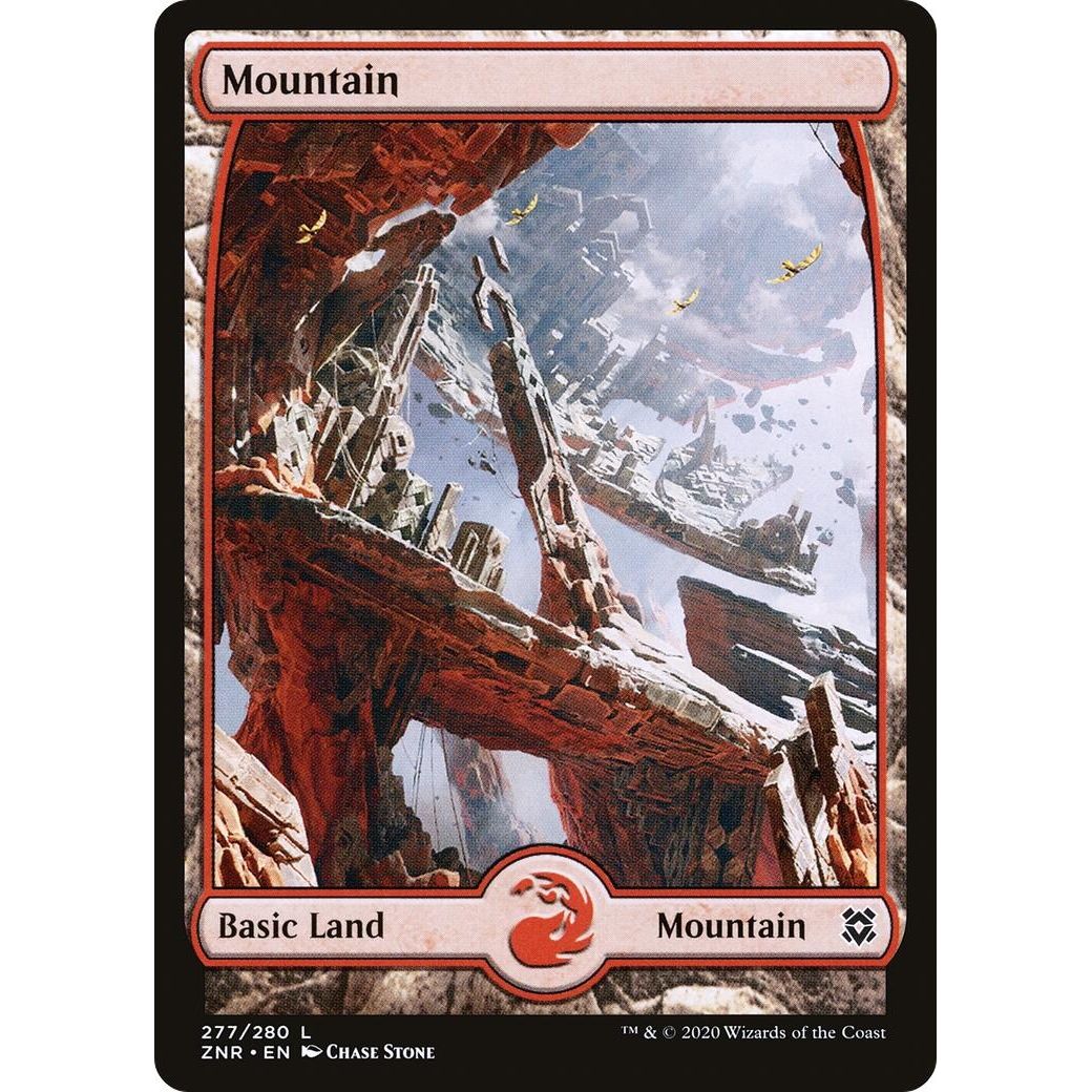 Image for Mountain (277) - Full Art (277) (ZNR) - Magic: The Gathering