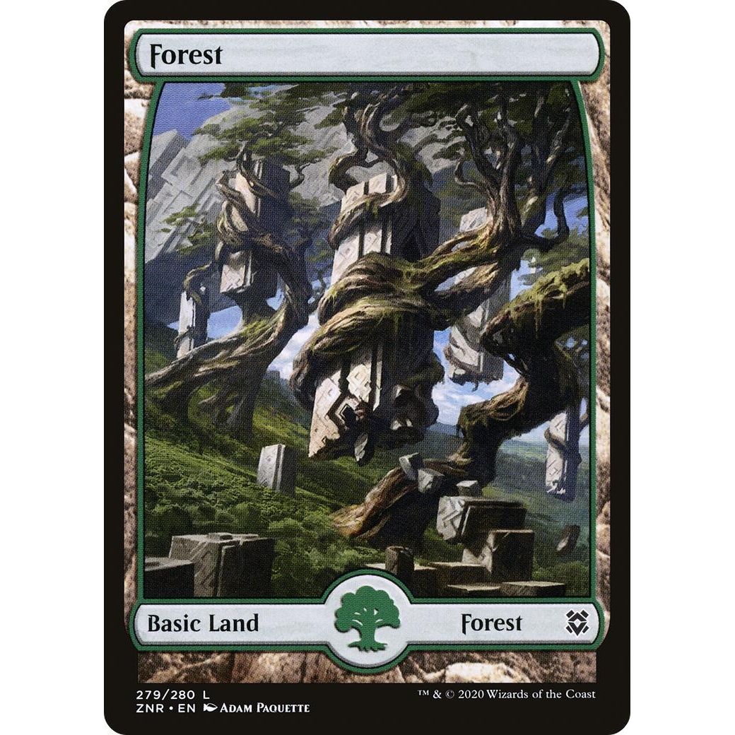 Image for Forest (279) - Full Art (279) (ZNR) - Magic: The Gathering