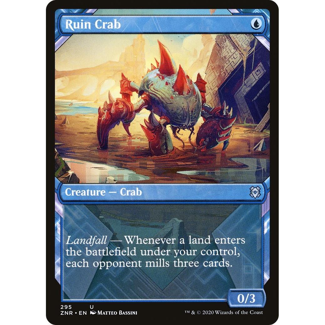 Image for Ruin Crab (Showcase) (295) (ZNR) - Magic: The Gathering