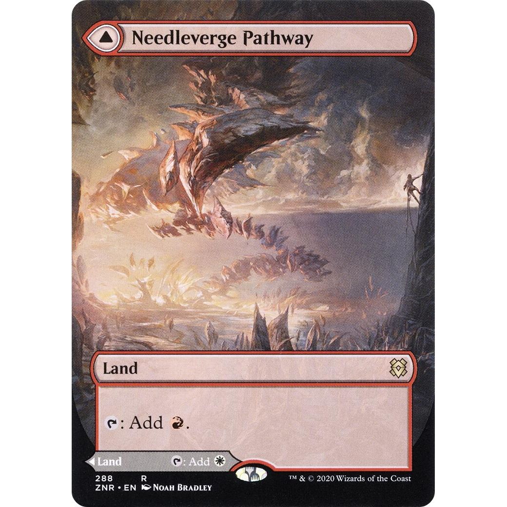 Image for Needleverge Pathway (Borderless) (288) (ZNR) - Magic: The Gathering