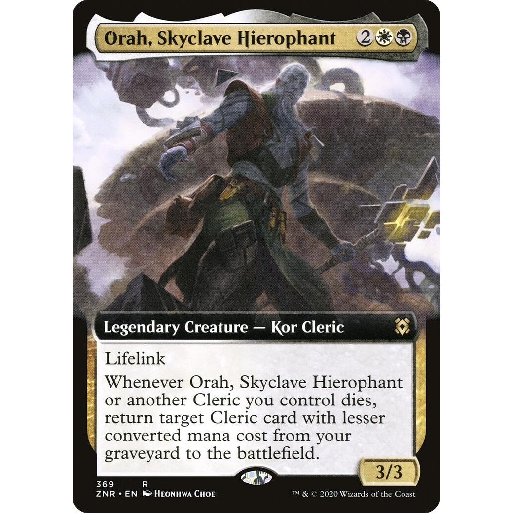 Image for Orah, Skyclave Hierophant (Extended Art) (369) (ZNR) - Magic: The Gathering