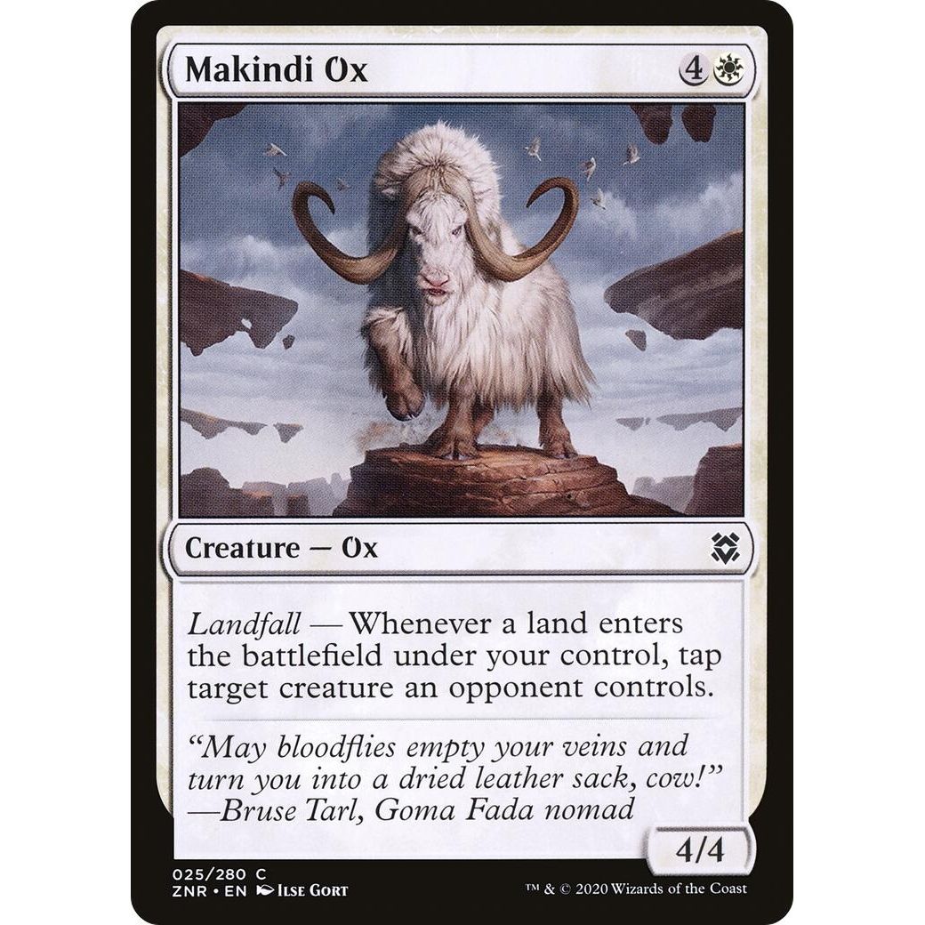 Image for Makindi Ox (25) (ZNR) - Magic: The Gathering