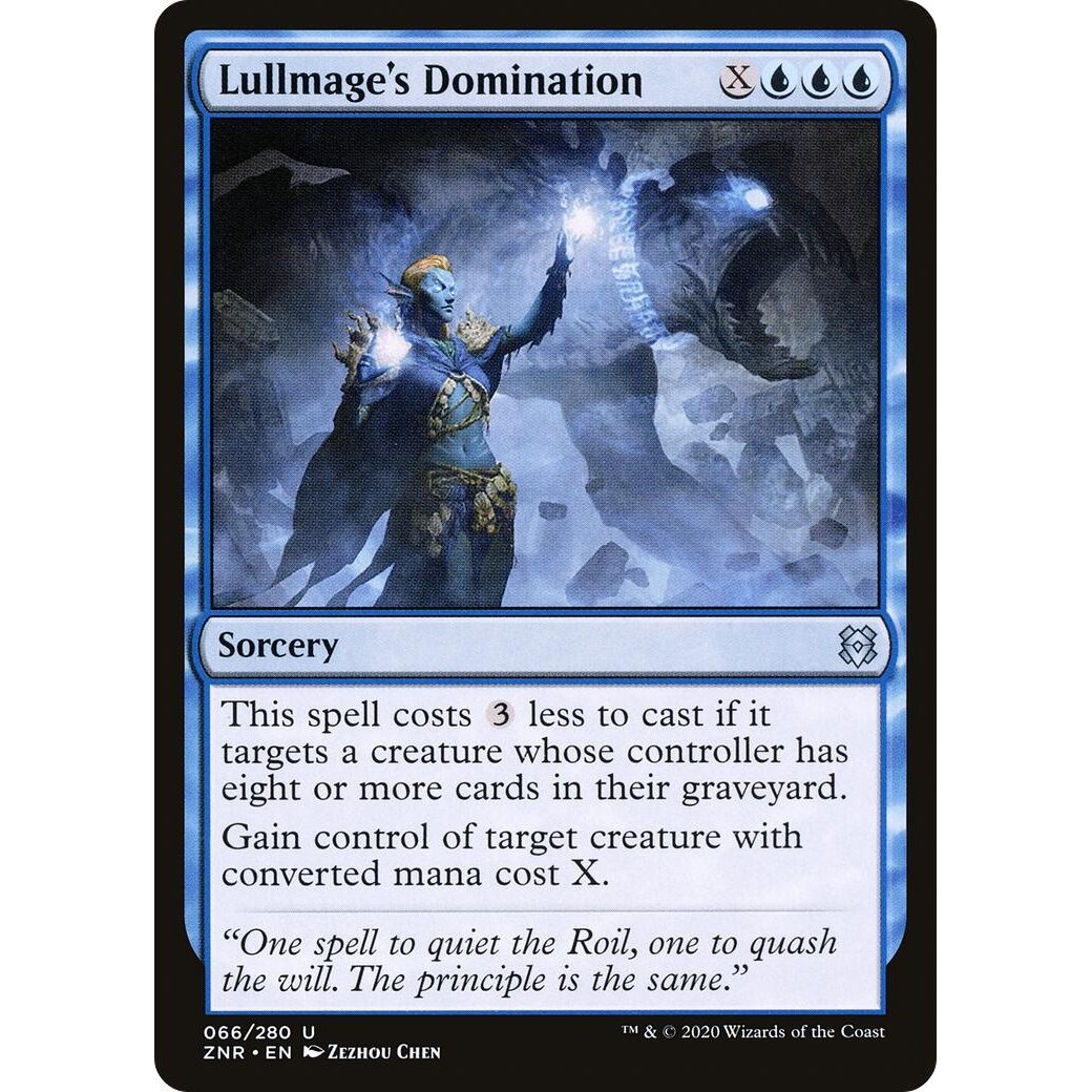 Image for Lullmage's Domination (66) (ZNR) - Magic: The Gathering