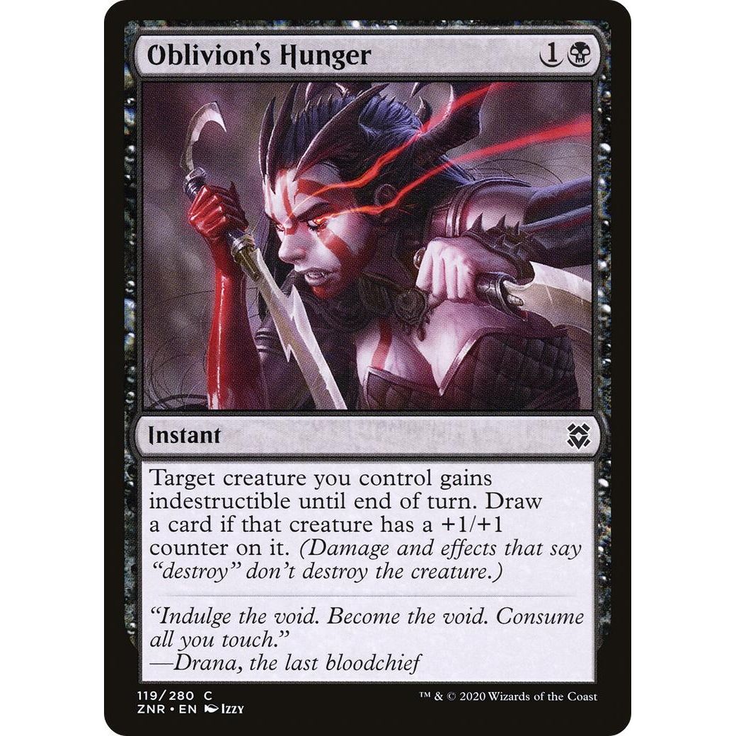 Image for Oblivion's Hunger (119) (ZNR) - Magic: The Gathering