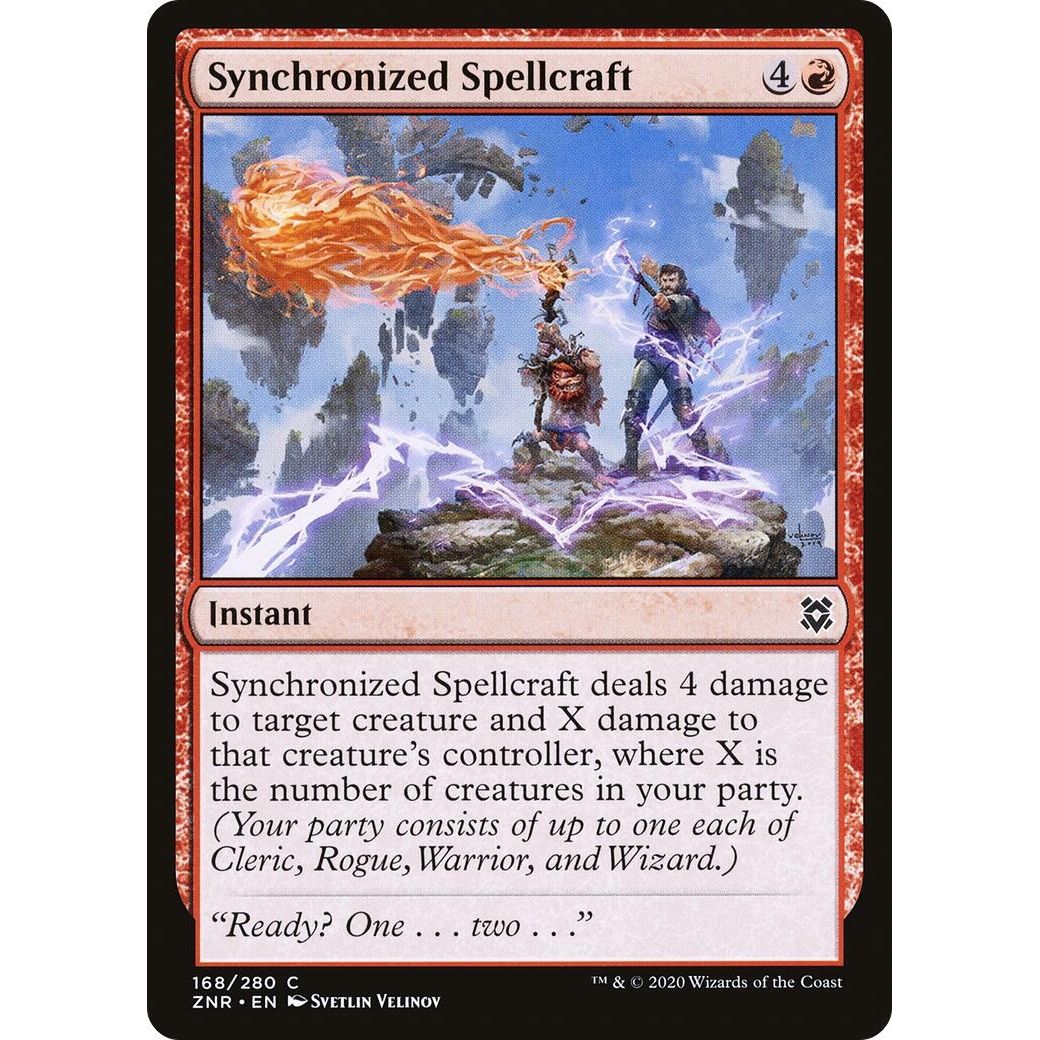 Image for Synchronized Spellcraft (168) (ZNR) - Magic: The Gathering