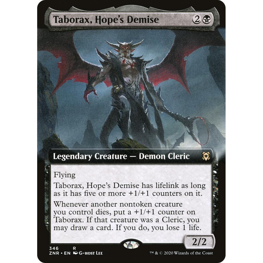 Image for Taborax, Hope's Demise (Extended Art) (346) (ZNR) - Magic: The Gathering