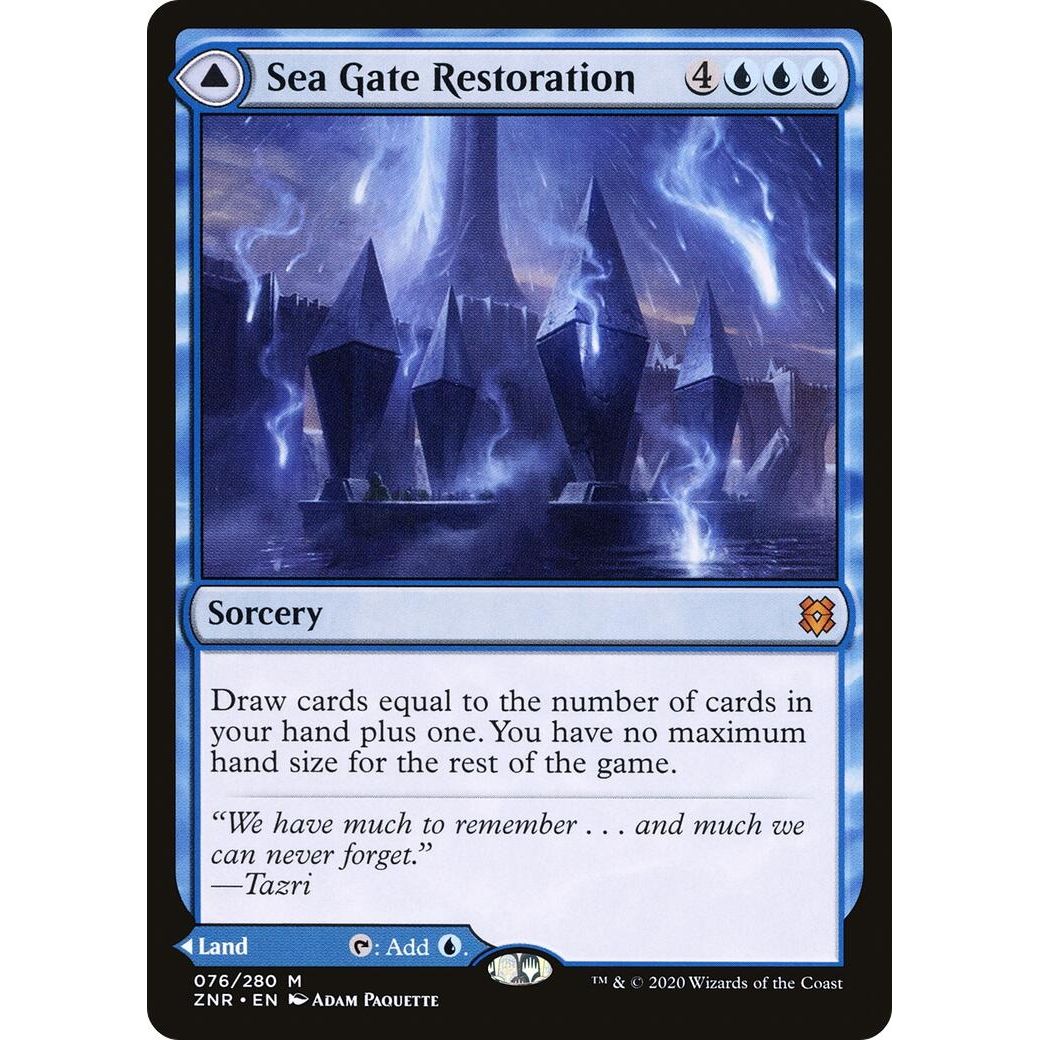 Image for Sea Gate Restoration (76) (ZNR) - Magic: The Gathering