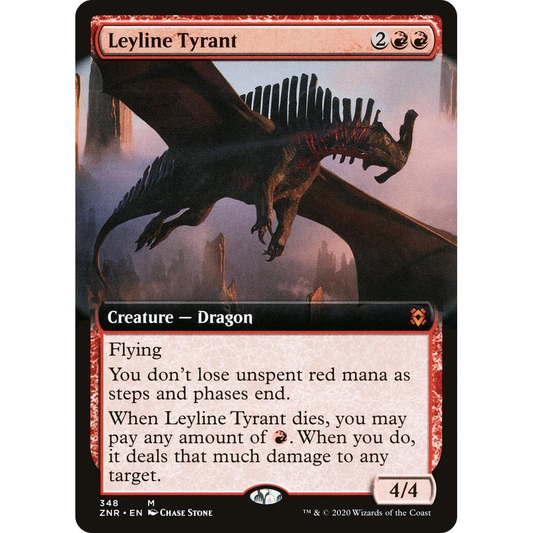 Image for Leyline Tyrant (Extended Art) (348) (ZNR) - Magic: The Gathering