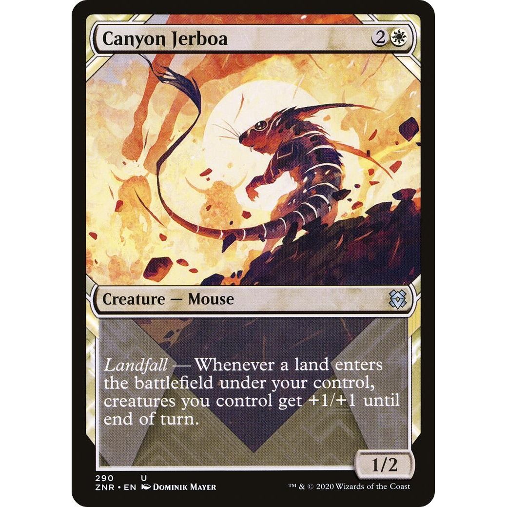 Image for Canyon Jerboa (Showcase) (290) (ZNR) - Magic: The Gathering