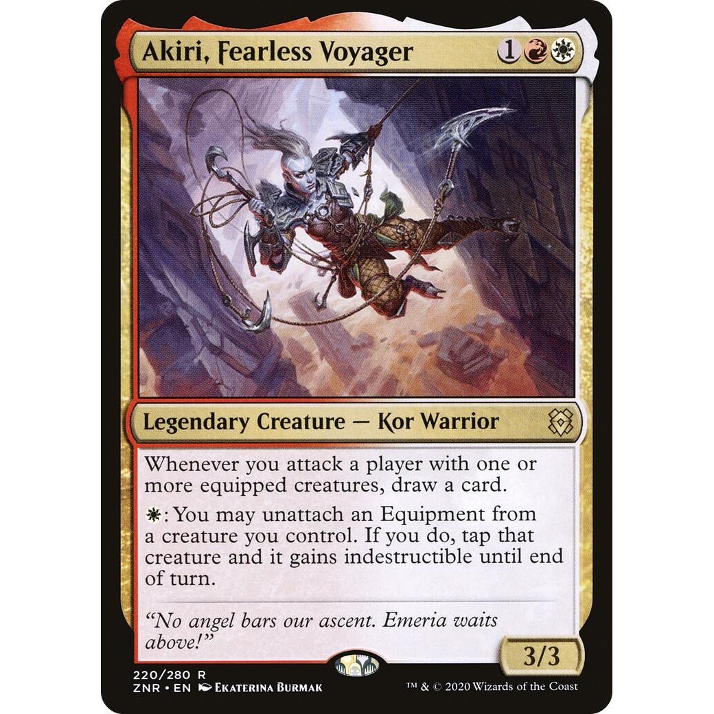 Image for Akiri, Fearless Voyager (220) (ZNR) - Magic: The Gathering