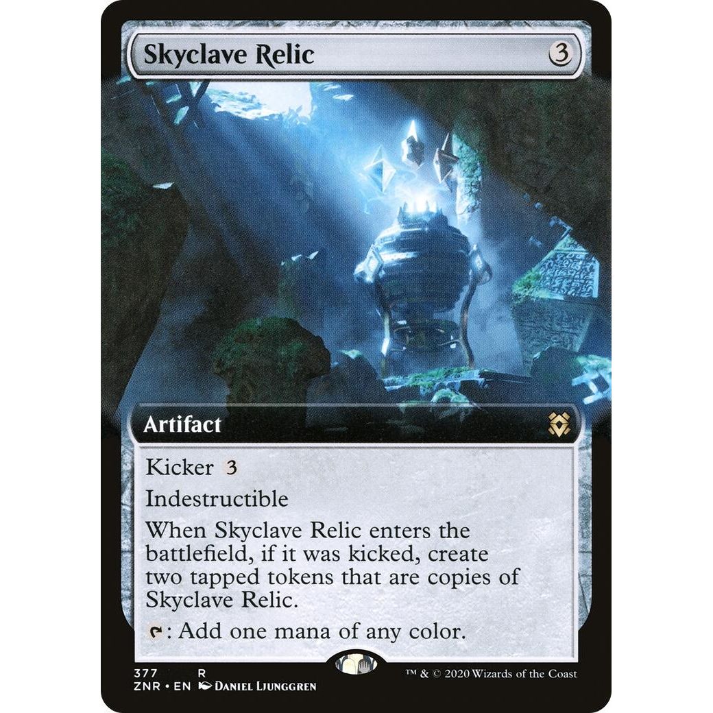 Image for Skyclave Relic (Extended Art) (377) (ZNR) - Magic: The Gathering