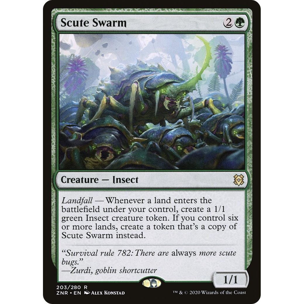 Image for Scute Swarm (203) (ZNR) - Magic: The Gathering