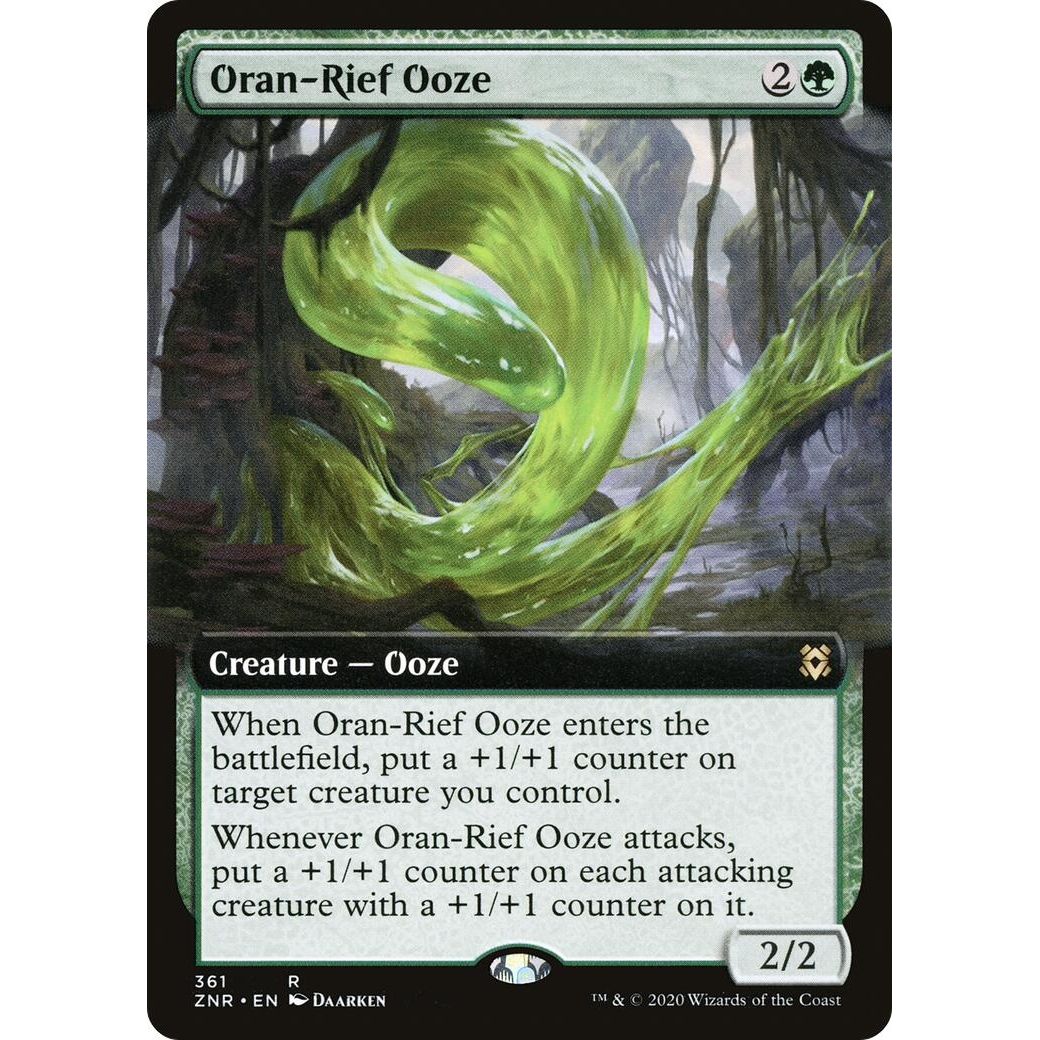 Image for Oran-Rief Ooze (Extended Art) (361) (ZNR) - Magic: The Gathering