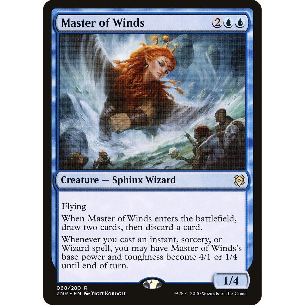 Image for Master of Winds (68) (ZNR) - Magic: The Gathering
