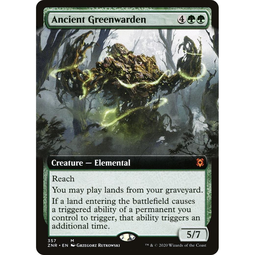 Image for Ancient Greenwarden (Extended Art) (357) (ZNR) - Magic: The Gathering