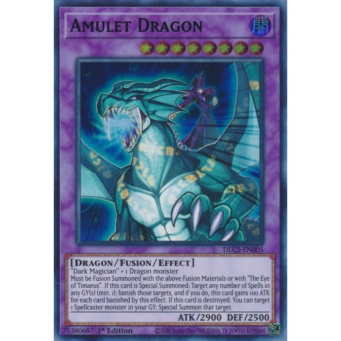 Image for Amulet Dragon (Green) (DLCS-EN005) (DLCS) - YuGiOh