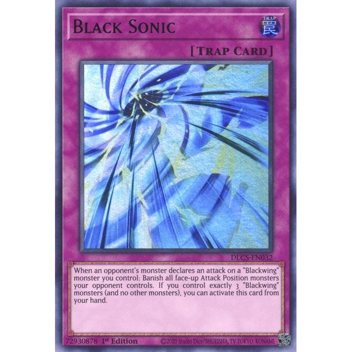 Image for Black Sonic (Green) (DLCS-EN032) (DLCS) - YuGiOh