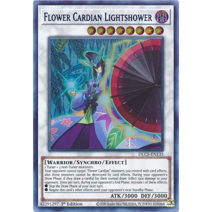 Image for Flower Cardian Lightshower (Blue) (DLCS-EN135) (DLCS) - YuGiOh