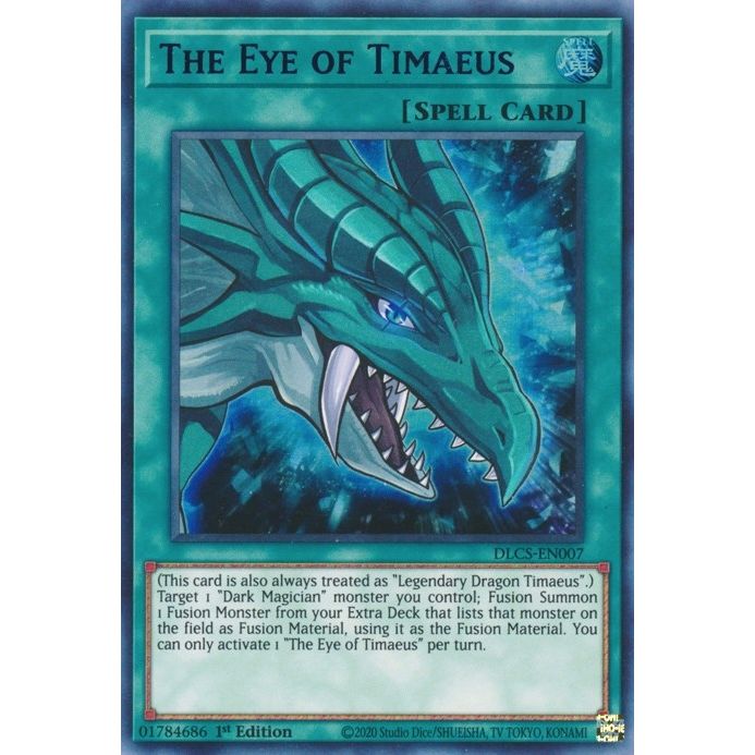Image for The Eye of Timaeus (Blue) (DLCS-EN007) (DLCS) - YuGiOh