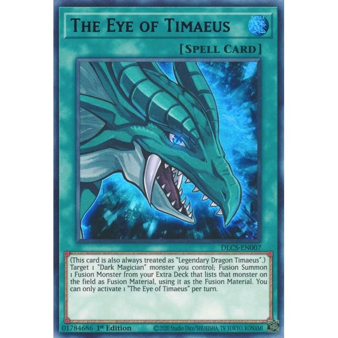 Image for The Eye of Timaeus (Purple) (DLCS-EN007) (DLCS) - YuGiOh