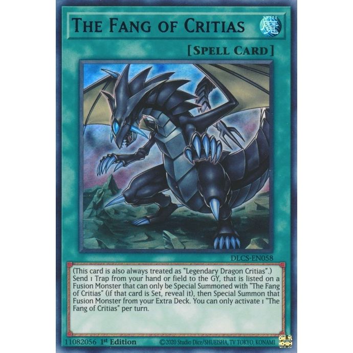 Image for The Fang of Critias (Purple) (DLCS-EN058) (DLCS) - YuGiOh