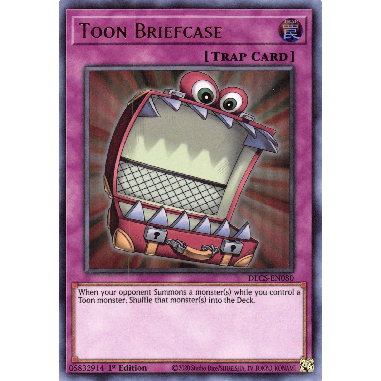 Image for Toon Briefcase (Purple) (DLCS-EN080) (DLCS) - YuGiOh