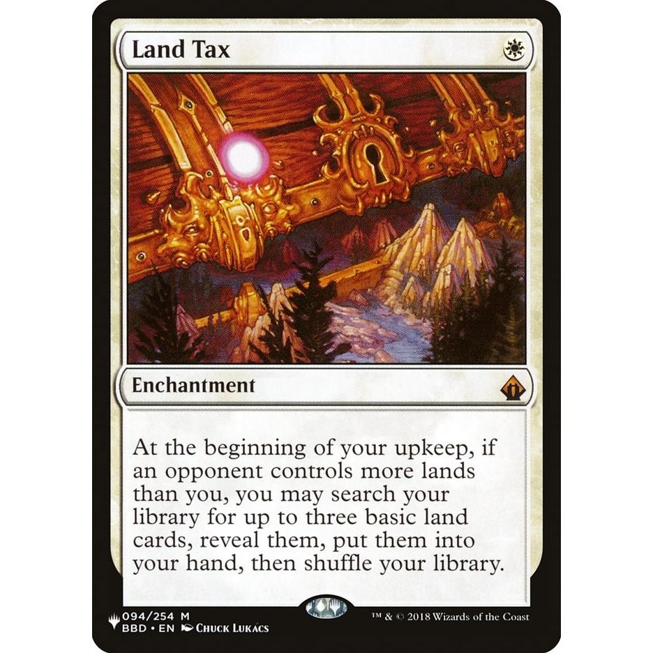 Image for Land Tax (094/254) (LIST) - Magic: The Gathering