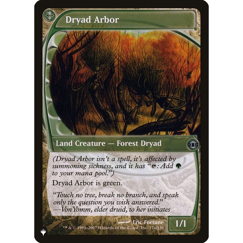Image for Dryad Arbor (174/180) (LIST) - Magic: The Gathering