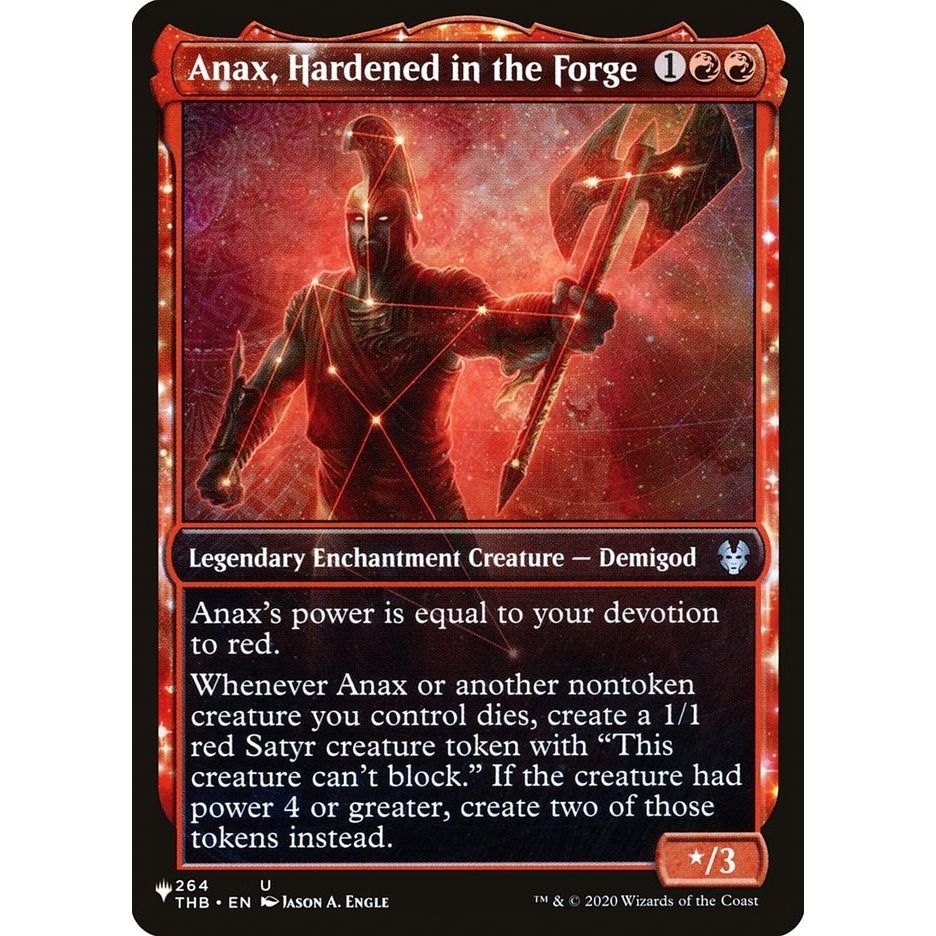 Image for Anax, Hardened in the Forge (Showcase) (264/254) (LIST) - Magic: The Gathering
