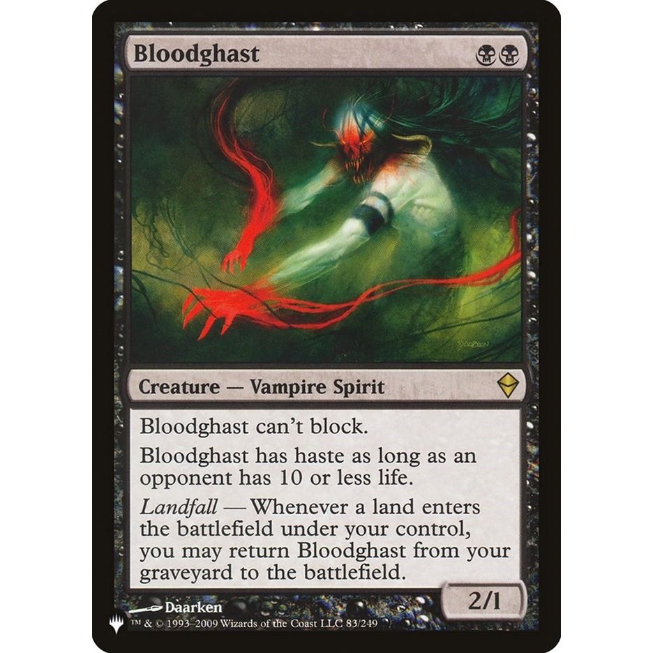 Image for Bloodghast (83/249) (LIST) - Magic: The Gathering