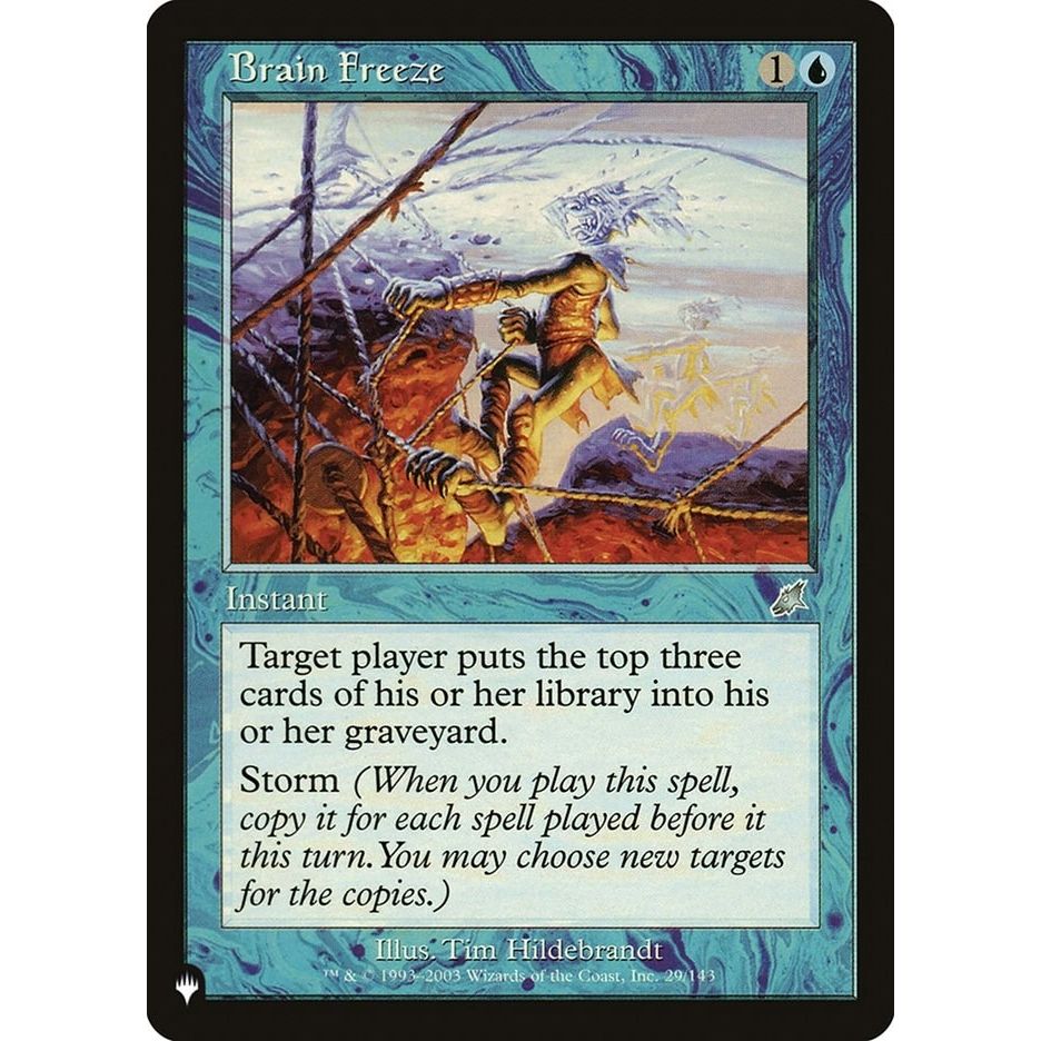 Image for Brain Freeze (29/143) (LIST) - Magic: The Gathering