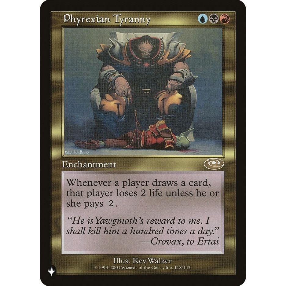 Image for Phyrexian Tyranny (118/143) (LIST) - Magic: The Gathering