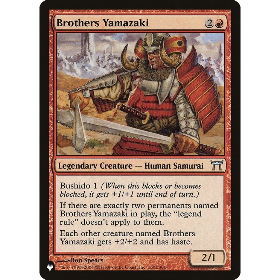 Image for Brothers Yamazaki (160/306) (LIST) - Magic: The Gathering
