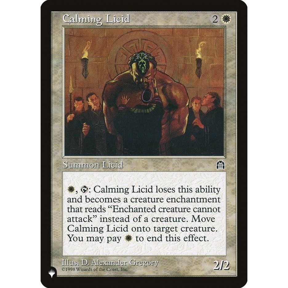 Image for Calming Licid (LIST) - Magic: The Gathering