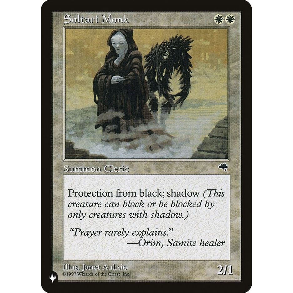 Image for Soltari Monk (LIST) - Magic: The Gathering