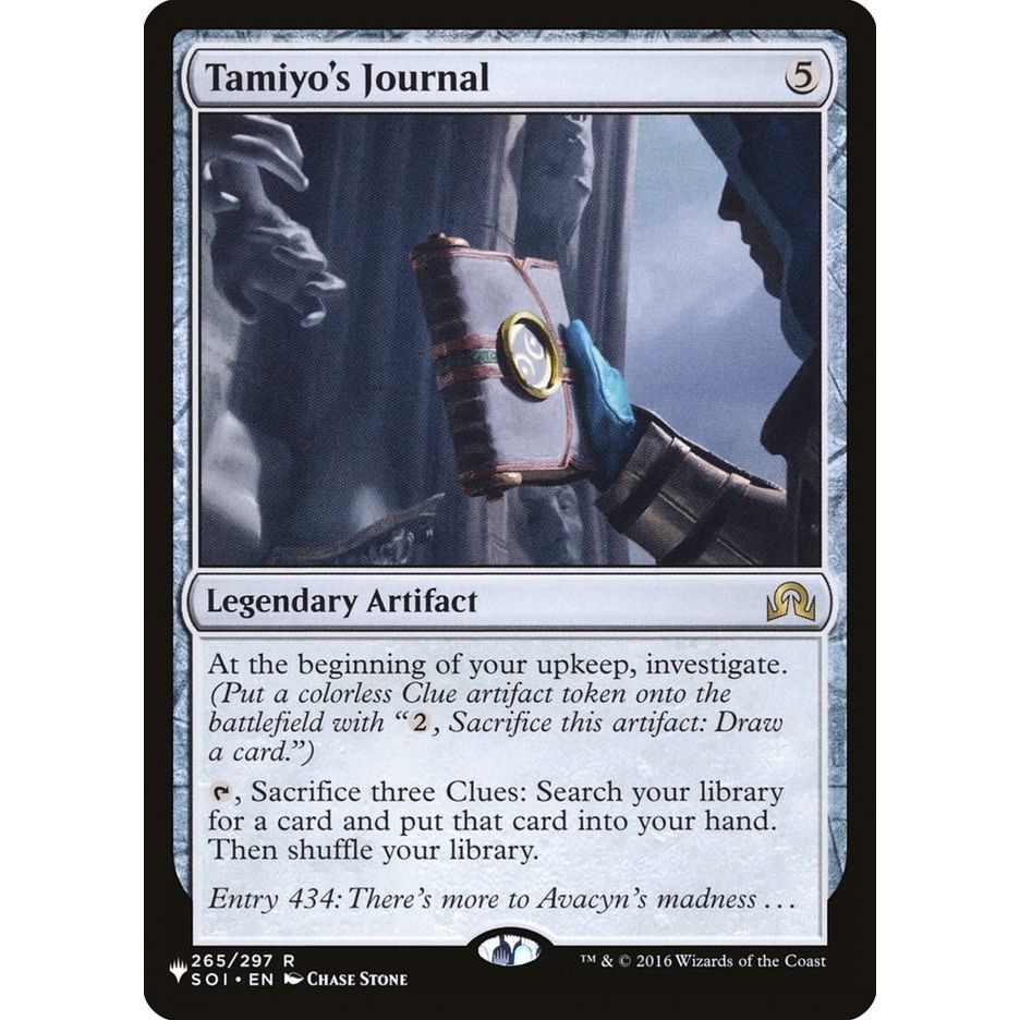 Image for Tamiyo's Journal (Entry 434) (265/297) (LIST) - Magic: The Gathering