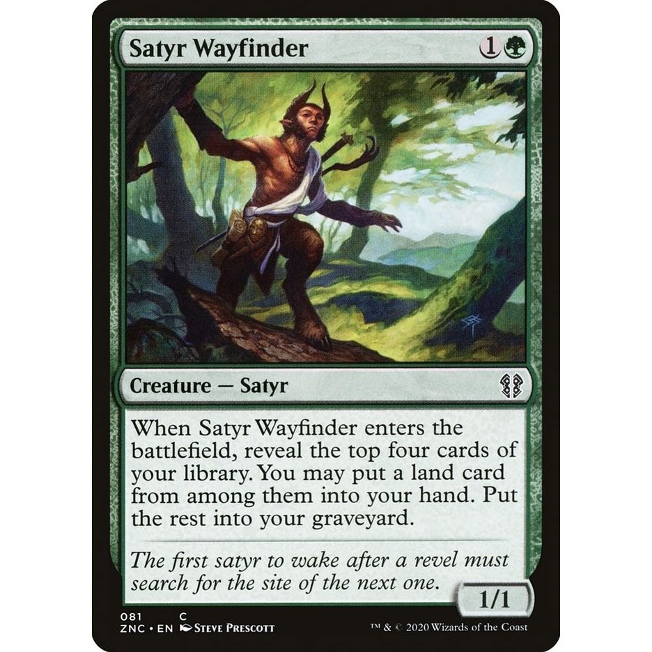 Image for Satyr Wayfinder (81) (ZNC) - Magic: The Gathering