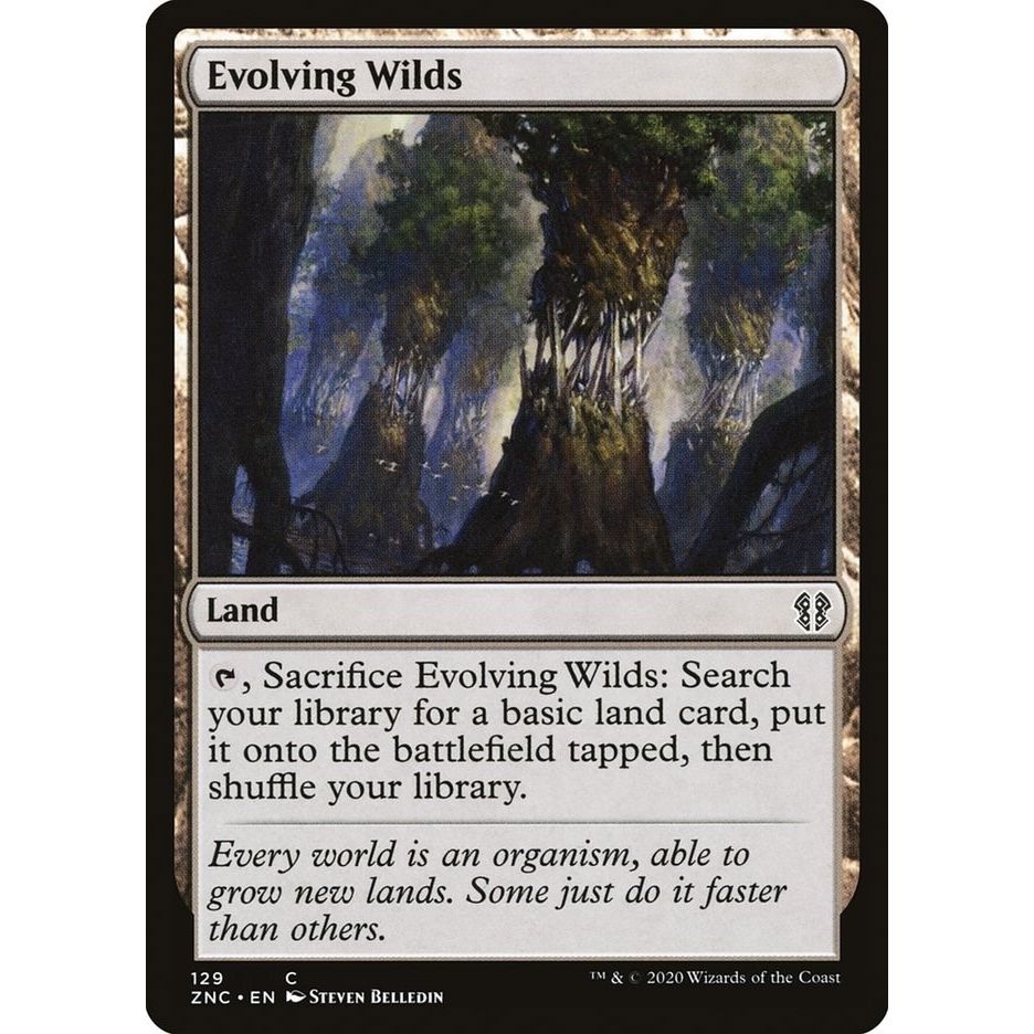 Image for Evolving Wilds (129) (ZNC) - Magic: The Gathering
