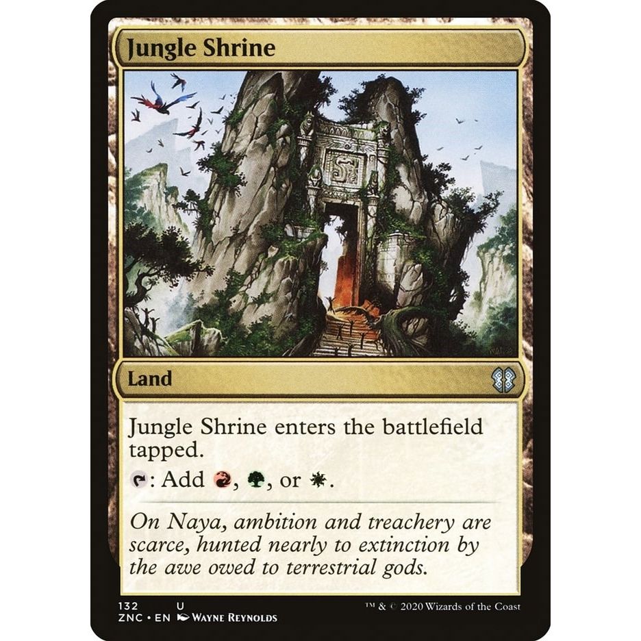 Image for Jungle Shrine (132) (ZNC) - Magic: The Gathering
