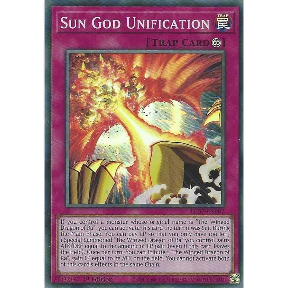Image for Sun God Unification (LED7-EN007) (LED7) - YuGiOh