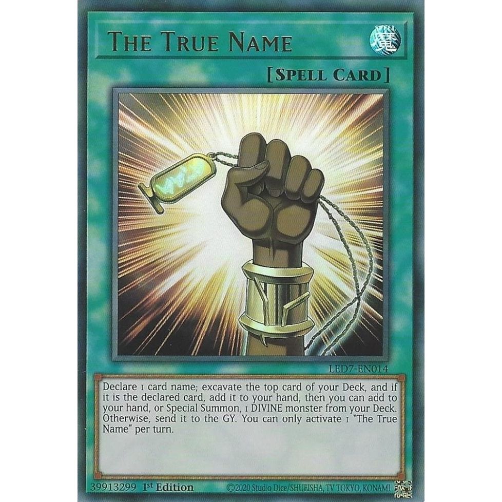 Image for The True Name (LED7-EN014) (LED7) - YuGiOh