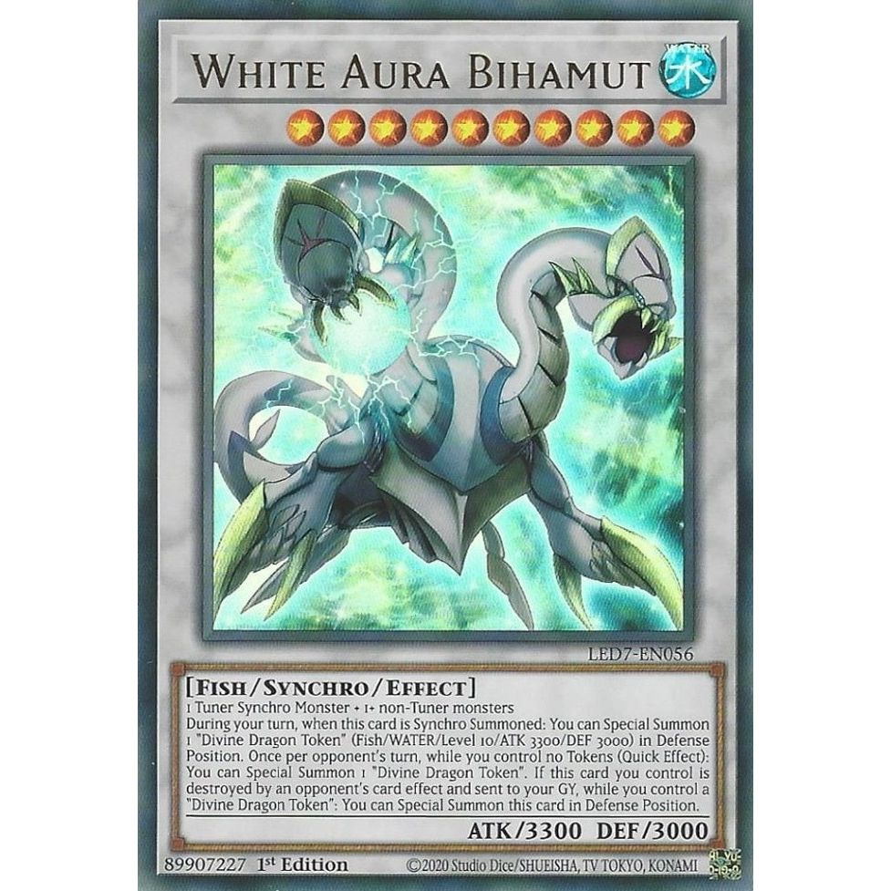 Image for White Aura Bihamut (LED7-EN056) (LED7) - YuGiOh