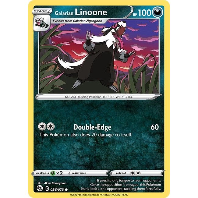 Image for Galarian Linoone (36/73) (CHP) - Pokemon