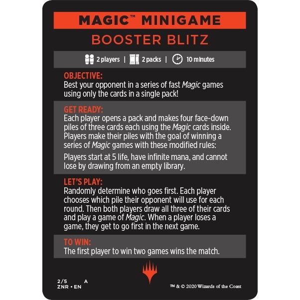 Image for Magic Minigame: Booster Blitz (2) (ZNR) - Magic: The Gathering