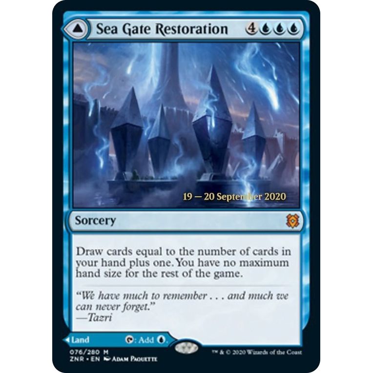 Image for Sea Gate Restoration (76) (PRE) - Magic: The Gathering